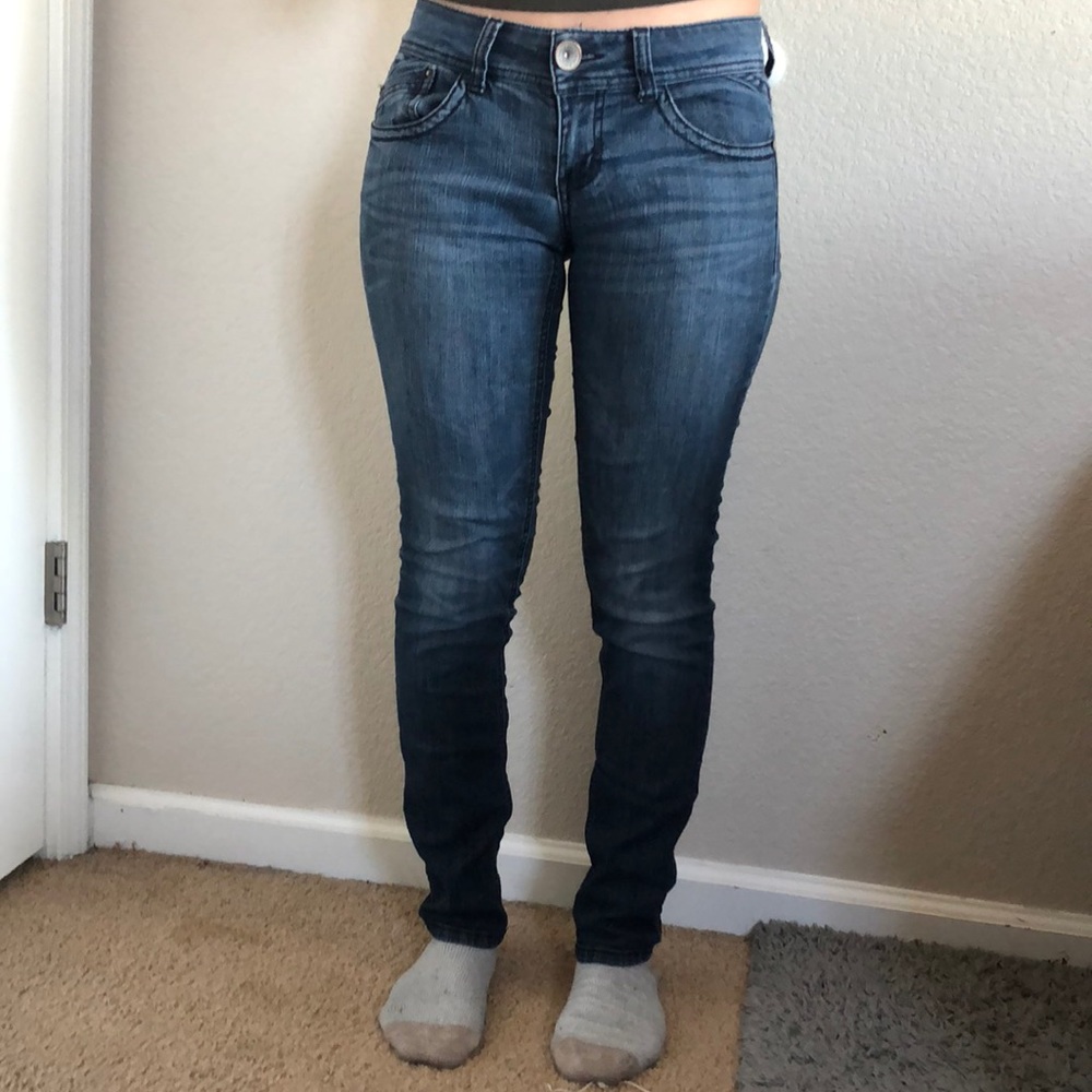 Medium/Dark Wash Skinny Fit Jeans